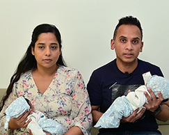 preterm twin babies with sepsis